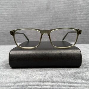 Warby Parker Becton XW 712 Eyeglasses Olive Green Rectangular Frames 57-17-145